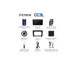 Штатна магнітола Teyes CC3L 4+32 Gb Audi TT 2 2006-2014 9" 6