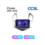 Штатна магнітола Teyes CC3L 4+32 Gb Chevrolet Cruze J300 J308 2012-2015 9" 3