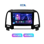 Штатна магнітола Teyes CC3L 4+32 Gb Hyundai Santa Fe 2 2006-2012 9" 6