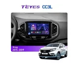 Штатна магнітола Teyes CC3L 4+32 Gb LADA Xray 2015-2019 9"