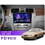 Штатна магнітола Teyes CC3L 4+32 Gb Lexus ES250 ES300 ES330 2001-2006 9"