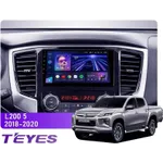 Штатная магнитола Teyes CC3L 4+32 Gb Mitsubishi L200 5 2018-2020 (F2) 9"