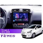 Штатна магнітола Teyes CC3L 4+32 Gb Mitsubishi Mirage 6 2012-2018 9"