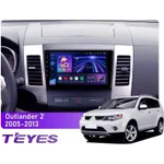 Штатна магнітола Teyes CC3L 4+32 Gb Mitsubishi Outlander 2 CW0W 2005-2013 / Citroen C-Crosser 1 2007-2013 / Peugeot 4007 2007-2012 (B) 9"