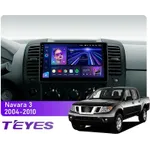 Штатна магнітола Teyes CC3L 4+32 Gb Nissan Navara 3 D40 2004-2010 (F2) 9"