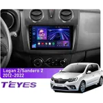 Штатна магнітола Teyes CC3L 4+32 Gb Renault Logan 2 2012-2022, Sandero 2 2013-2022 (F2) (A) 9"