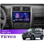 Штатная магнитола Teyes CC3L 4+32 Gb Suzuki Jimny 3 2005-2019 9"