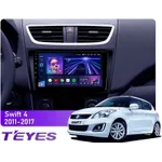 Штатна магнітола Teyes CC3L 4+32 Gb Suzuki Swift 4 2011-2017 9"