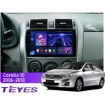 Штатна магнітола Teyes CC3L 4+32 Gb Toyota Corolla 10 E140 E150 2006-2013 (A) 9"