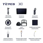 Штатная магнитола Teyes X1 2+32 Gb Hyundai Santa Fe SM 2000-2012, JAC S1 (Rein) 1 2007-2013 2