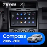 Штатна магнітола Teyes X1 2+32 Gb Jeep Compass 1 MK 2006-2010 10"
