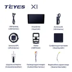 Штатная магнитола Teyes X1 2+32 Gb Jeep Wrangler 3 JK (F1) 2008-2010 2