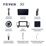 Штатная магнитола Teyes X1 2+32 Gb Mercedes-Benz M-Class W166 ML 2011-2015 2