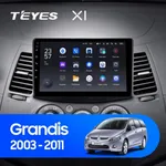 Штатна магнітола Teyes X1 2+32 Gb Mitsubishi Grandis 1 2003-2010 (F1)