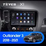 Штатна магнітола Teyes X1 2+32 Gb Mitsubishi Outlander 3 GF0W GF0W GG0W 2018-2021 (B) 10"