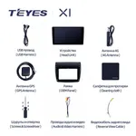 Штатна магнітола Teyes X1 2+32 Gb Mitsubishi Pajero Sport 2 L200 Triton 2008-2016 2