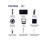 Штатна магнітола Teyes X1 2+32 Gb Nissan Frontier 2009-2012, Xterra 2 N50 2008-2015 10" 7
