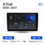 Штатная магнитола Teyes X1 2+32 Gb Nissan X-Trail 1 T30 2000-2007 2