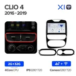 Штатна магнітола Teyes X1 2+32 Gb Renault Clio 4 BH98 KH98 2016-2019 10" 2