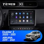 Штатна магнітола Teyes X1 2+32 Gb Renault Duster HM 2 2020-2023, Arkana 1 2019-2023 10"