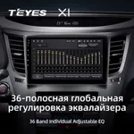 Штатна магнітола Teyes X1 2+32 Gb Subaru Outback 4, Legacy 5 2009-2014 3