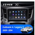 Штатна магнітола Teyes X1 2+32 Gb Subaru Outback 4, Legacy 5 2009-2014