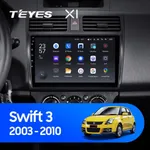 Штатна магнітола Teyes X1 2+32 Gb Suzuki Swift 3 2003-2010 10"