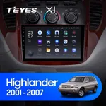 Штатная магнитола Teyes X1 2+32 Gb Toyota Highlander 1 XU20 2001-2007