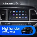 Штатная магнитола Teyes X1 2+32 Gb Toyota Highlander 3 XU50 2013-2018 (B)