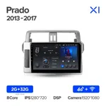 Штатна магнітола Teyes X1 2+32 Gb Toyota Land Cruiser Prado 150 2013-2017 10" 2
