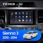 Штатная магнитола Teyes X1 2+32 Gb Toyota Sienna 3 XL30 2010-2014 (B)