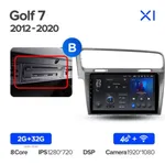 Штатна магнітола Teyes X1 2+32 Gb Volkswagen Golf 7 MK7 2014-2018 (B) 10" 2