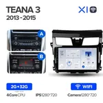 Штатная магнитола Teyes X1 2+32 Gb Wi-Fi Nissan Teana J33 2013-2015 (A) 2
