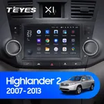 Штатная магнитола Teyes X1 2+32 Gb Wi-Fi Toyota Highlander 2 XU40 2007-2013 (A)