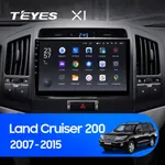 Штатна магнітола Teyes X1 2+32 Gb Wi-Fi Toyota Land Cruiser 11 200 2007-2015 10"