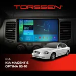 Штатна магнітола Torssen 2K KIA Magentis, Optima 05-10 F9432 4G Carplay DSP