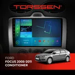 Штатна магнітола Torssen Ford Focus 05-11 conditioner F9232 4G Carplay