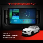 Штатная магнитола Torssen Infiniti FX35/FX37/FX50 2008-2012 V2 F9464 4G Carplay DSP