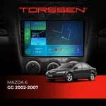 Штатная магнитола Torssen Mazda 6GG 02-07 NF9 Carplay