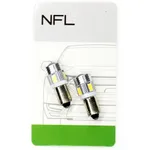 Автомобільні LED лампи NFL Flame BA9S White (2 шт.)