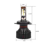 LED лампи STELLAR T8 H4 (2 шт.) 2