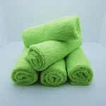 Мікрофібра без окантовки різноворсова суперм'яка Magnum LS "Long/Short Pile" 40х40см зелена