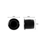 Паркувальний радар Torssen EMCP400 black 18mm 3