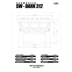 Сабвуферный динамик Street Sound SW-Dark 312 4