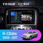 Штатная магнитола Teyes CC3 2k 4+32 Gb Mercedes-Benz R-Class W251 R280 R300 R320 2005-2009
