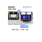 Штатная магнитола Teyes CC3 2k 4+32 Gb Toyota Land Cruiser Prado 150 2009-2013 (C) 2