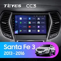 Штатная магнитола Teyes CC3 4+64 Gb Hyundai Santa Fe 3 2013-2016 (B)