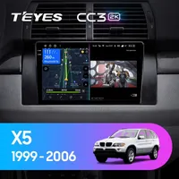 Штатная магнитола Teyes CC3 2k 3+32 Gb BMW X5 E39 E53 1999-2006 9"