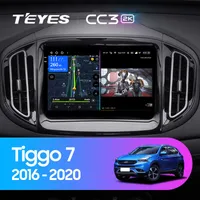 Штатна магнітола Teyes CC3 2k 3+32 Gb Chery Tiggo 7 1 2016-2020 10"