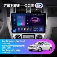 Штатна магнітола Teyes CC3 2k 3+32 Gb Chevrolet Lacetti J200/Buick Excelle Hrv 2004-2013/Daewoo Gentra 2 2013-2015 (B) 10"